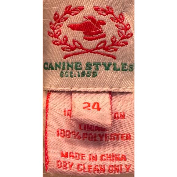 Canine Style Orange Plaid Horse Style Dog Blanket Size 24 - Picture 5 of 8